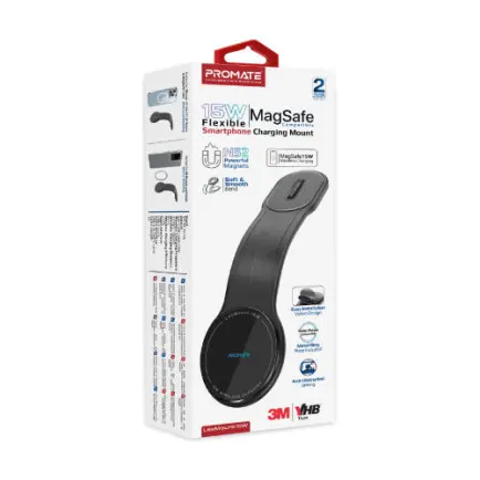 Беспроводное зарядное устройство Promate Laxmount-15W MagSafe Black (laxmount-15w)