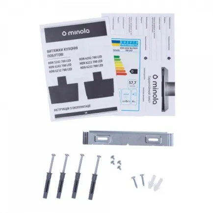 Вытяжка Minola HDN 6222 BL/INOX 700 LED