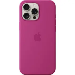Чехол-накладка Apple Silicone Case with MagSafe для Apple iPhone 16 Pro Max Fuchsia (MYYX3)