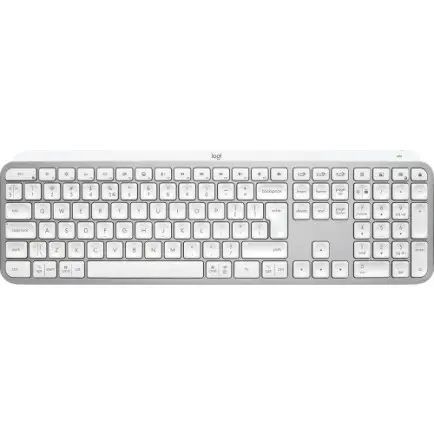 Клавiатура бездротова Logitech MX Keys S Pale Grey (920-011588)