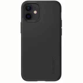 Чехол-накладка Spigen Thin Fit для Apple iPhone 12 Mini Black (ACS01739)