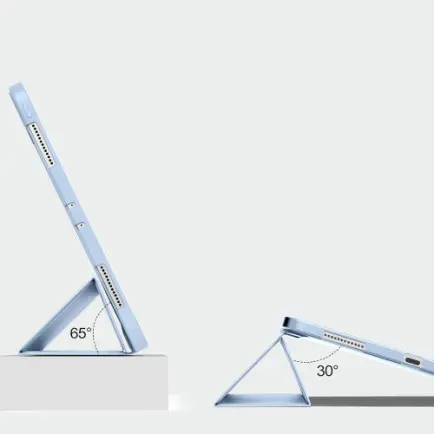 Чeхол-книжка BeCover Tri Fold Soft TPU Silicone для Apple iPad Pro 13" M4 2024 Light Blue (711753)