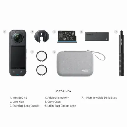 Екшн-камера Insta360 X5 Essentials Bundle (CINSAAHA_504)
