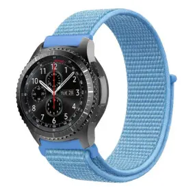 Ремешок BeCover Nylon Style для Samsung Galaxy Watch 42mm/Watch Active/Active 2 40/44mm/Watch 3 41mm/Gear S2 Classic/Gear Sport Aqua Blue (714994)