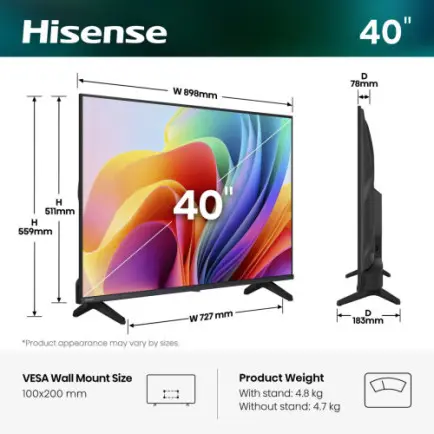 Телевизор Hisense 40A4S