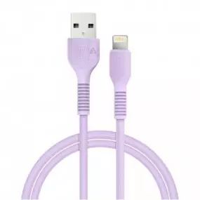 Кабель ACCLAB AL-CBCOLOR-L1PP USB - Lightning (M/M)