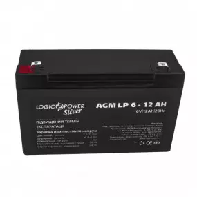 Аккумуляторная батарея LogicPower LP 6V 12AH Silver (LP 6 - 12 AH Silver)