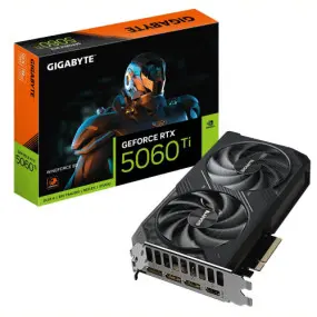 Видеокарта GF RTX 5060 Ti  8GB GDDR7 Windforce Gigabyte (GV-N506TWF2-8GD)