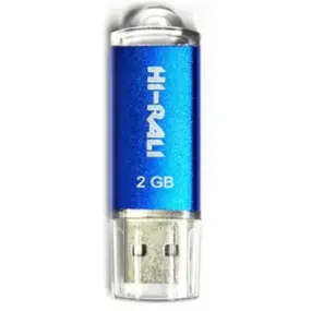 Флеш-накопитель USB 2GB Hi-Rali Rocket Series Blue (HI-2GBRKTBL)