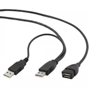 Кабель Gembird USB - 2xUSB V 2.0 (F/M)
