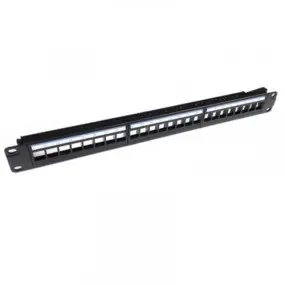 Патч-панель модульна EServer 19" 1U 24 порти, UTP, кат.5е (WT-2040A)