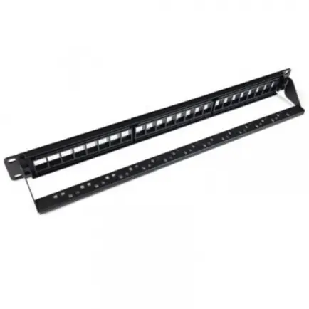 Патч-панель модульна EServer 19" 1U 24 порти, UTP, кат.5е (WT-2040A)