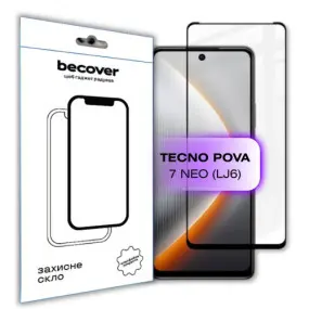 Захисне скло BeCover для Tecno Pova 7 Neo (LJ6)