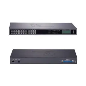 VoIP-Шлюз Grandstream GXW4224, 24 x RJ11 FXS ports and 1 x 50-pin Telco connector, 1 x 10M/100/1000 Mbps auto-sensing RJ45 port, G.711, G. 723, G.726