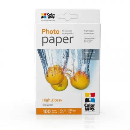 Фотобумага CW глянцевая 230г/м2 10х15см 100л (PG2301004R)