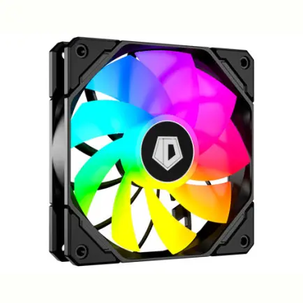 Вентилятор ID-Cooling TF-12025-Pro ARGB Reverse, 120x120x25мм, 3-pin, 4-pin, черный