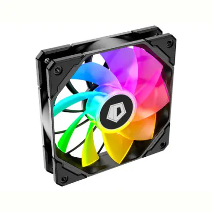 Вентилятор ID-Cooling TF-12025-Pro ARGB Reverse, 120x120x25мм, 3-pin, 4-pin, черный