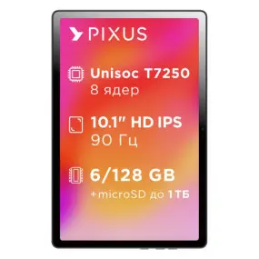 Планшет Pixus Line NEW 6/128GB 4G Dual Sim Grafite