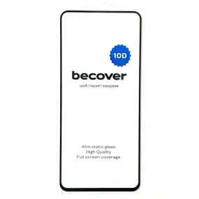 Защитное стекло BeCover для Motorola Moto G75 Black 10D (712718)