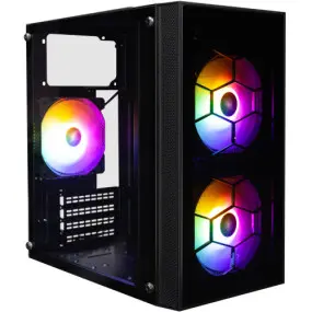 Корпус 1stPlayer X1-BK-3F1-PS-600FK-EU Black 600W