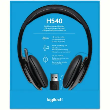 Гарнитура Logitech H540 USB (981-000480)