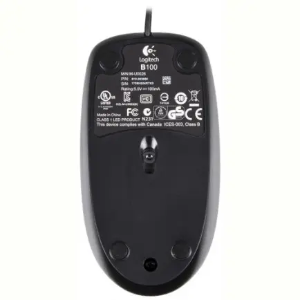 Мышь Logitech B100 (910-003357)