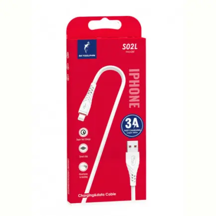 Кабель SkyDolphin S02L USB - Lightning (M/M)