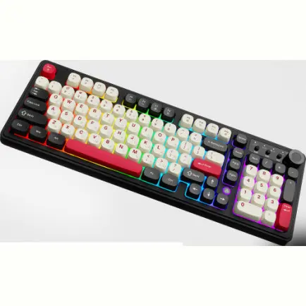 Клавиатура беспроводная Ajazz AF98 Plus Black Shark Red (AF98-PLUS-BSR)