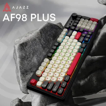 Клавиатура беспроводная Ajazz AF98 Plus Black Shark Red (AF98-PLUS-BSR)