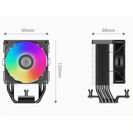 Кулер процессорный PCCooler R400 ARGB BK
