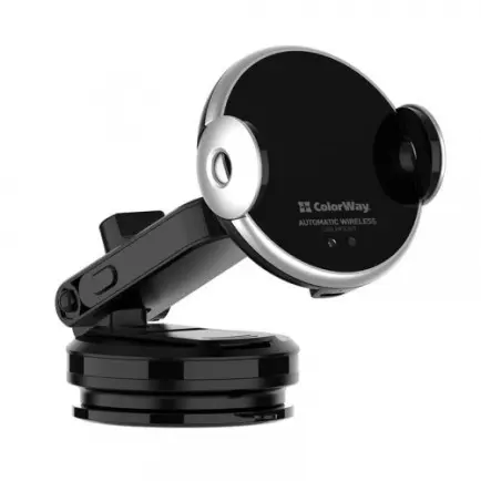 Беспроводное зарядное устройство ColorWay AutoSense Car Wireless Charger 15W Black (CW-CHAW039Q-BK)