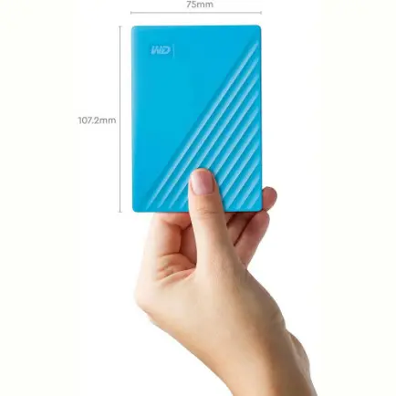 Внешний жесткий диск 2.5" USB 4.0TB WD My Passport Blue (WDBPKJ0040BBL-WESN)