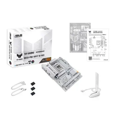 Материнская плата Asus TUF Gaming B850-Pro WiFi7 White Neo Socket AM5