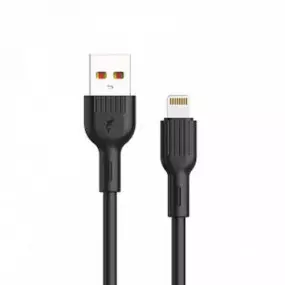 Кабель SkyDolphin S03L USB - Lightning 1м, Black (USB-000416)
