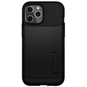 Чeхол-накладка Spigen Slim Armor для Apple iPhone 12 Pro Max Black (ACS01479)