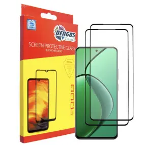 Захисне скло Dengos для Xiaomi Realme 12 4G Black Full Glue (DG-TG2P-89)