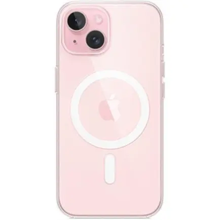 Чохол-накладка Apple Clear Case with MagSafe для Apple iPhone 15 Clear (MT203)