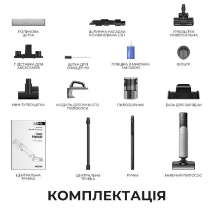 Акумуляторний миючий пилосос Mova X4 Mix (HMV17A)