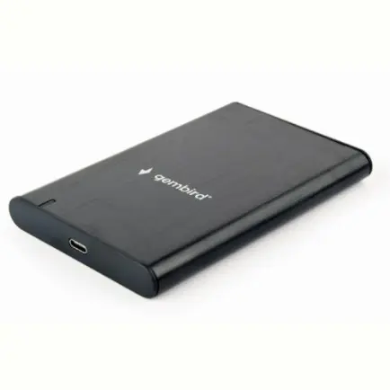 Внешний карман Gembird SATA HDD 2.5", USB 3.1, алюминий, Black (EE2-U3S-6)