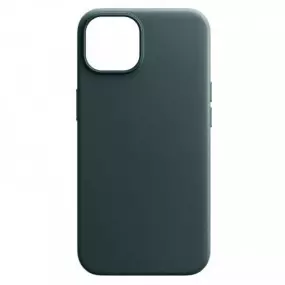 Чехол-накладка Armorstandart Fake Leather для Apple iPhone 14 Shirt Green (ARM64393)