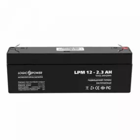 Аккумуляторная батарея LogicPower LPM 12V 2.3AH (LPM 12 - 2.3 AH)