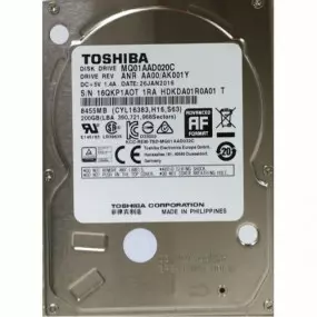 Накопичувач HDD 2.5" SATA 200GB Toshiba 8MB 4200rpm (MQ01AAD020C)