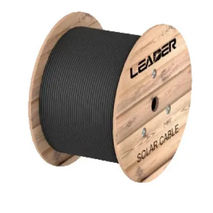 Кабель Leader PV 1x6мм2, бухта 500м, чорний (УКРСЕПРО)