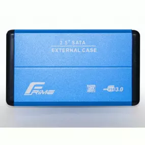 Внешний карман Frime SATA HDD/SSD 2.5", USB 3.0, Metal, Blue (FHE22.25U30)