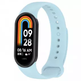 Силиконовый ремешок BeCover для Xiaomi Mi Smart Band 8 Light Blue (709400)