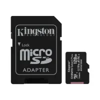 Карта памяти MicroSDXC 128GB UHS-I Class 10 Kingston Canvas Select Plus R100MB/s..