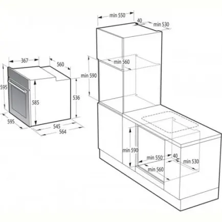 Духовой шкаф Gorenje BSA6747A04BG