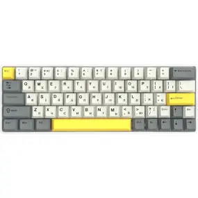 Клавіатура бездротова Epomaker EP64 60% Mulan Switch Hot-Swap (2.4G/BT/USB)