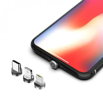 Кабель SkyDolphin S59KIT Magnetic USB - Lightning + microUSB + Type-C (M/M)