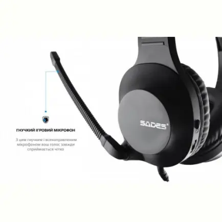 Гарнитура Sades SA-721 Spirits Black (sa721bkj)